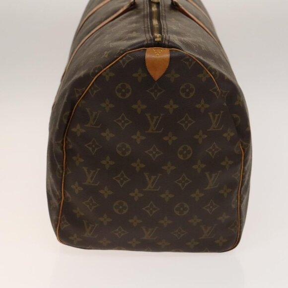 LOUIS VUITTON Monogram Keepall 55 Boston Bag M41424 LV Auth 137090 - Picture 4 of 16